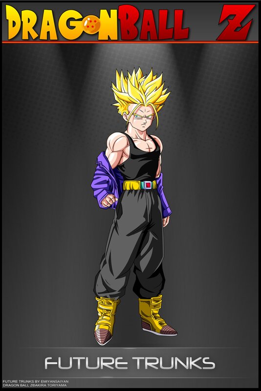 Future Trunks Character — Yellow