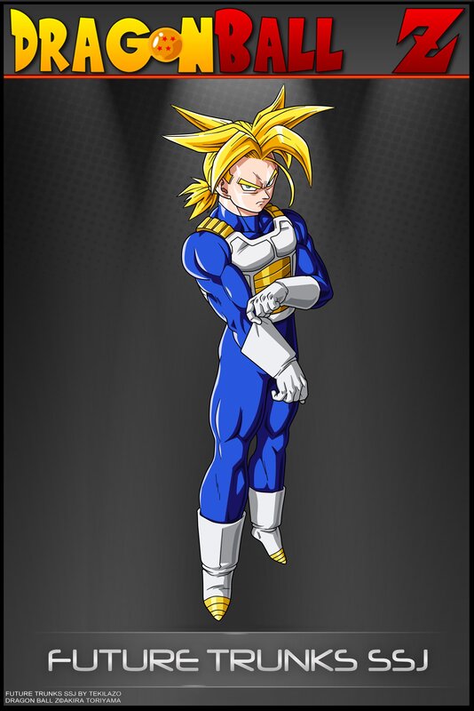 Future Trunks in Blue Suit