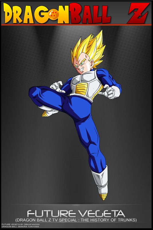 Future Vegeta character art