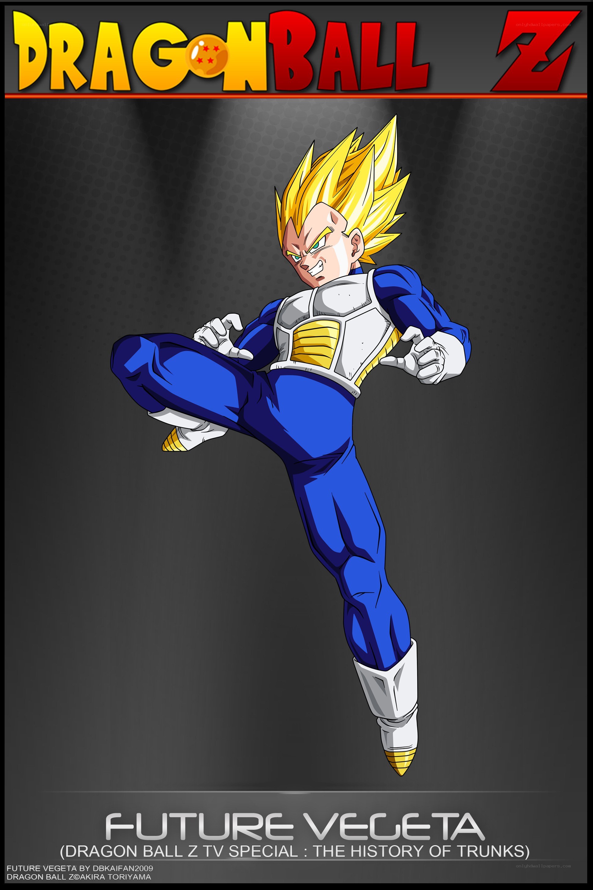 Future Vegeta character art