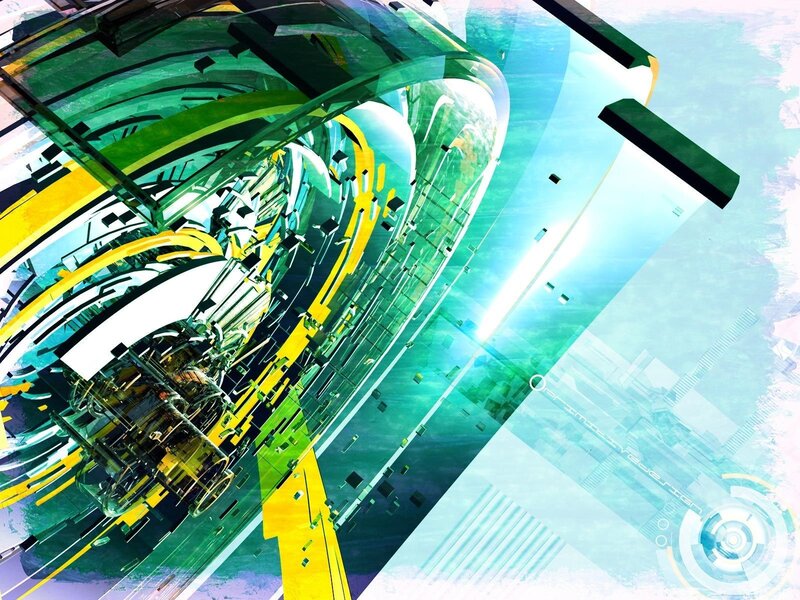 Futuristic Abstract Structure