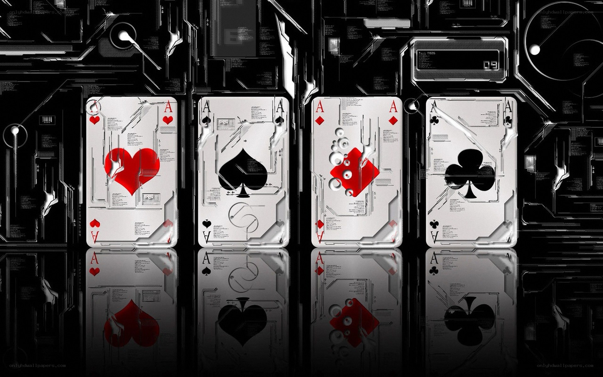 futuristic ace cards