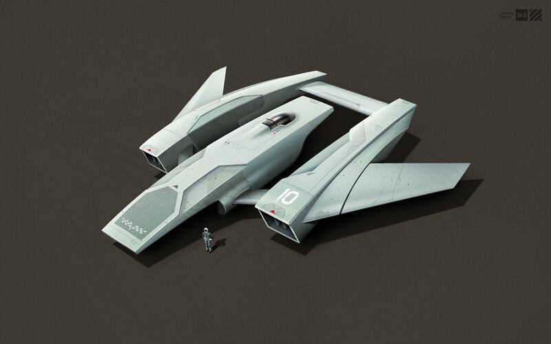 Futuristic aircraft concept