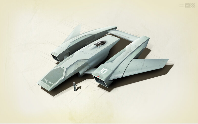 Futuristic aircraft concept