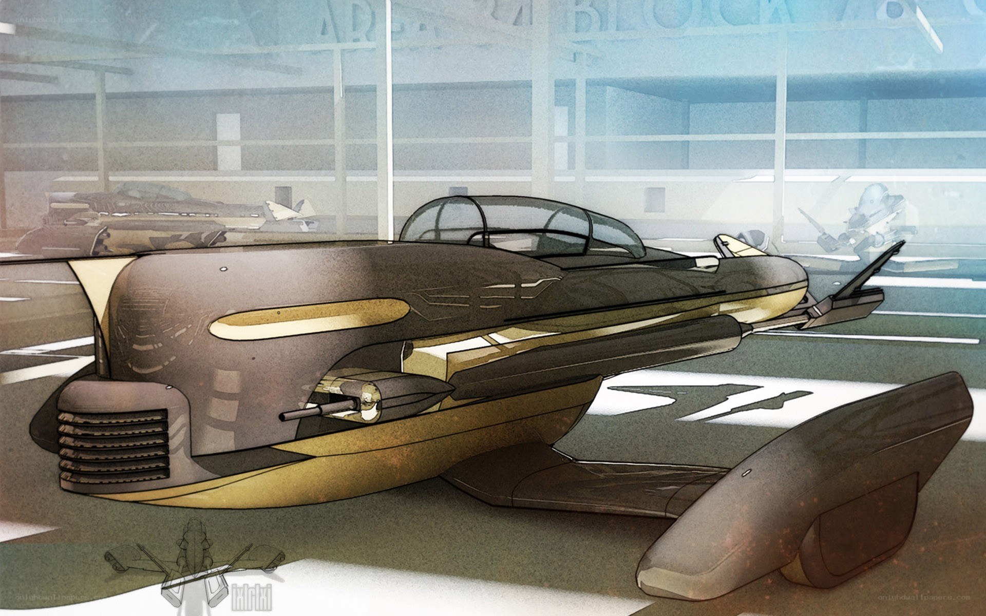 futuristic aircraft concept
