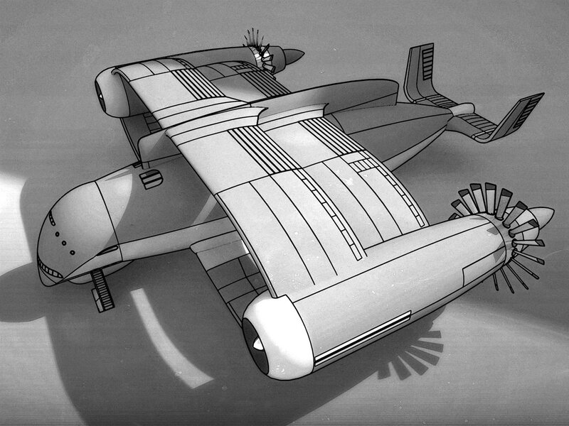 futuristic aircraft design