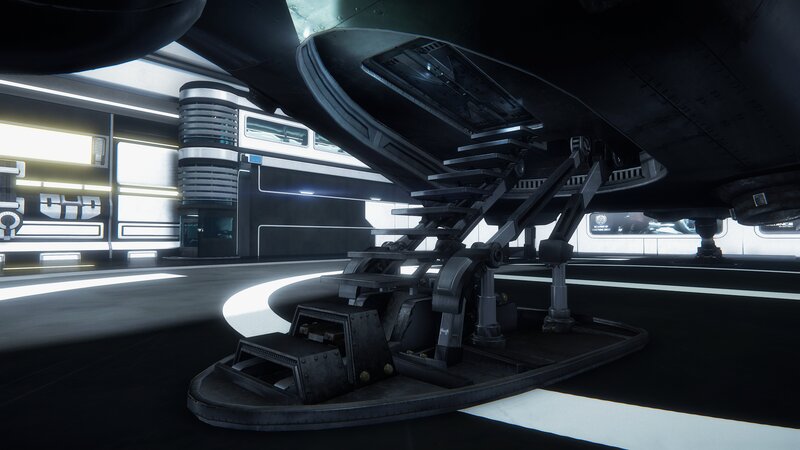 Futuristic Aircraft Ramp