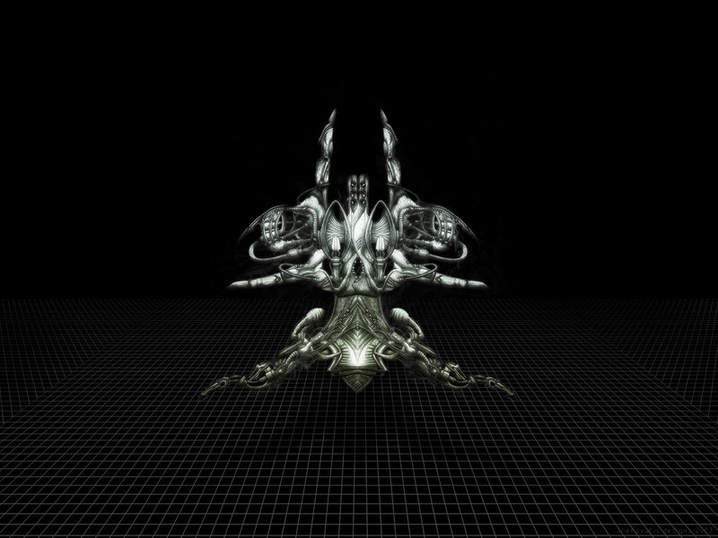 futuristic alien creature design