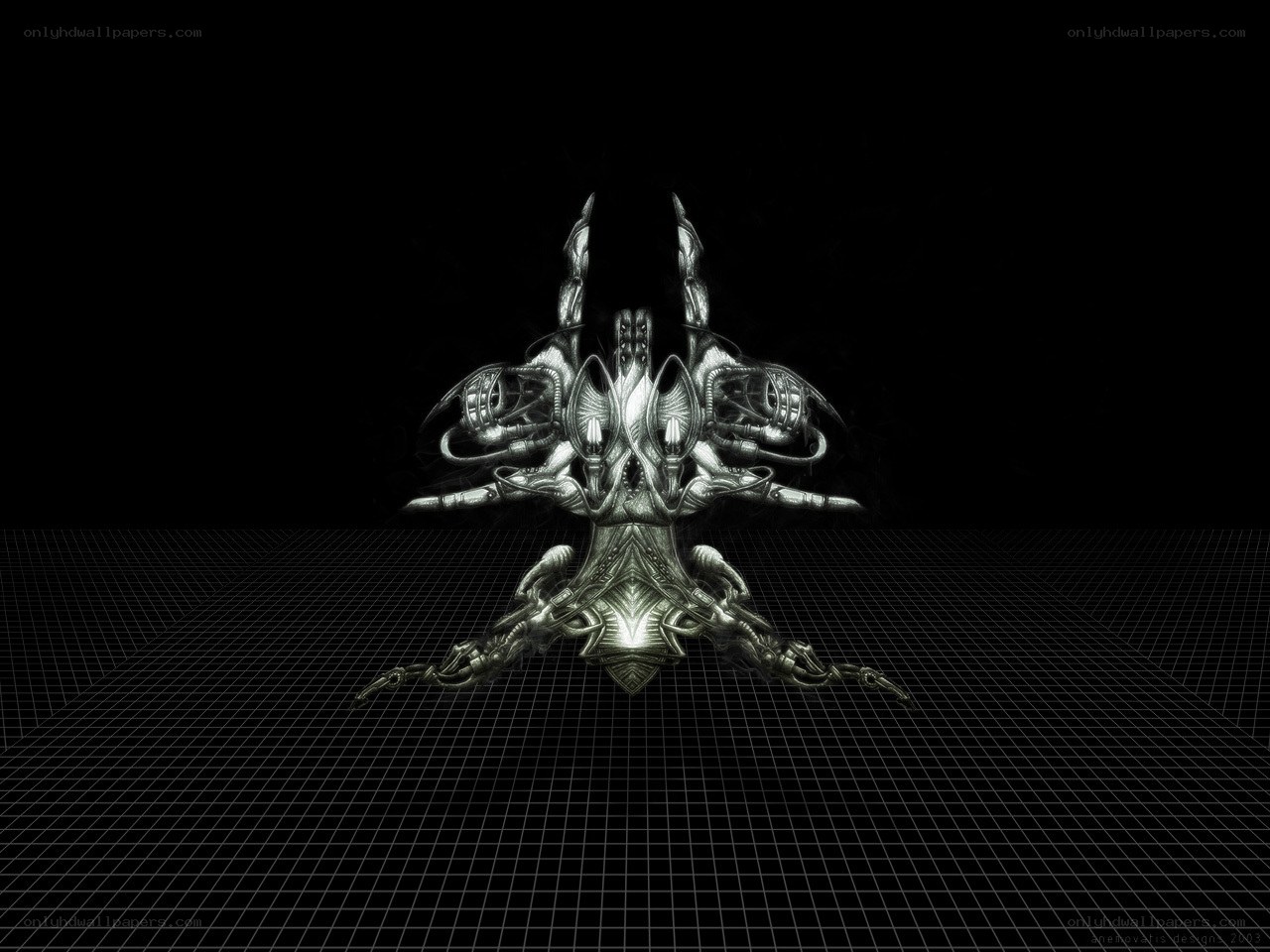 futuristic alien creature design