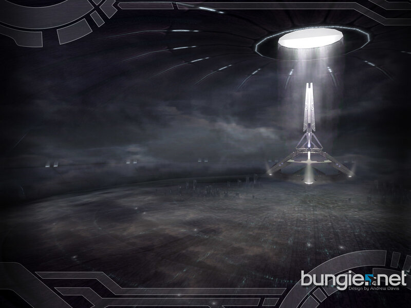 futuristic alien structure