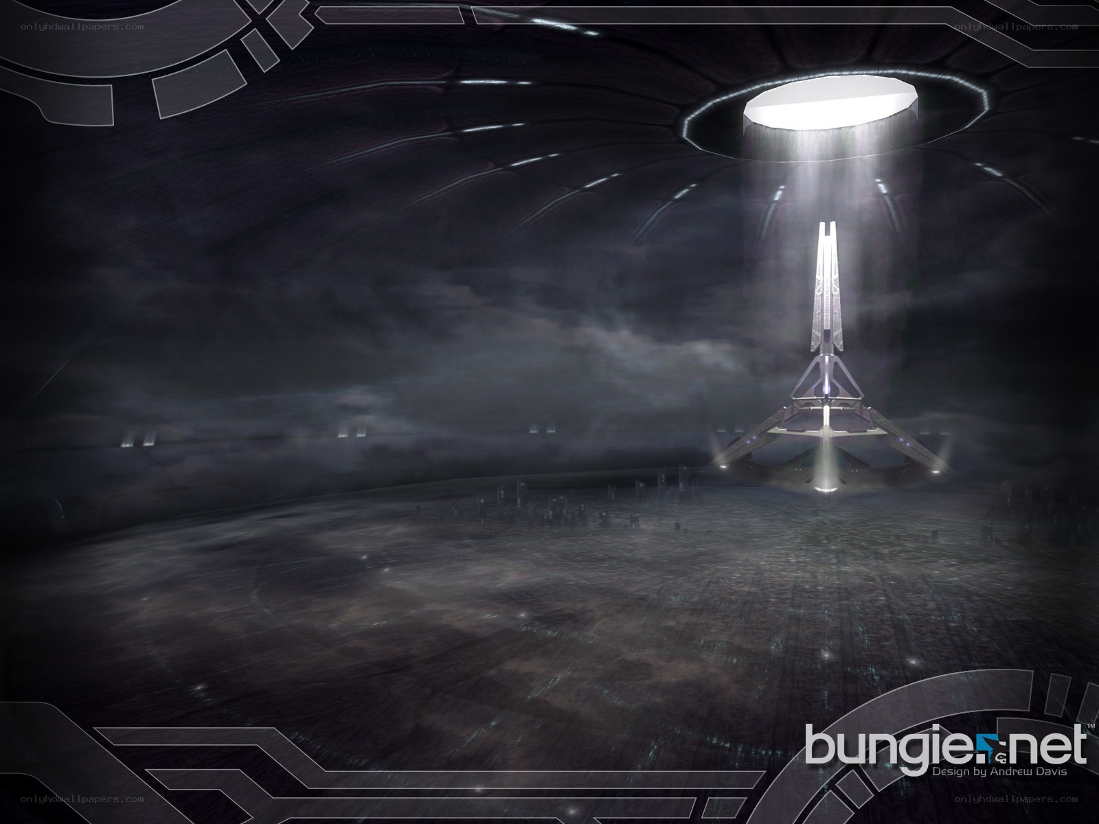 futuristic alien structure