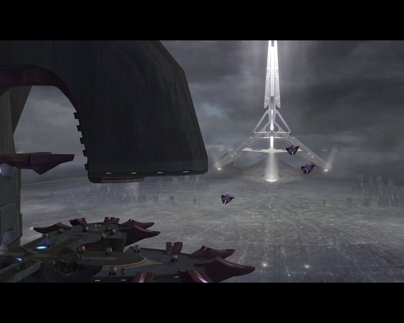 futuristic alien structure