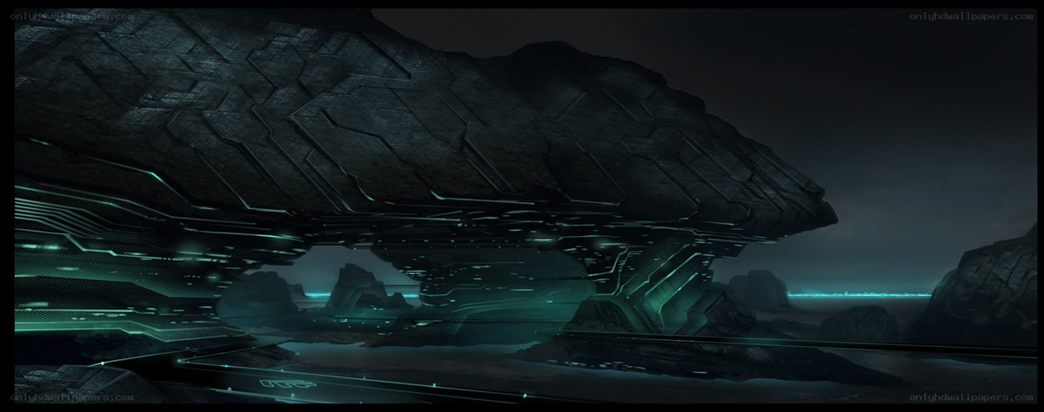 futuristic alien structure