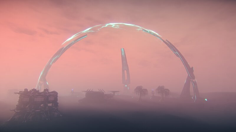 Futuristic Arch Structure