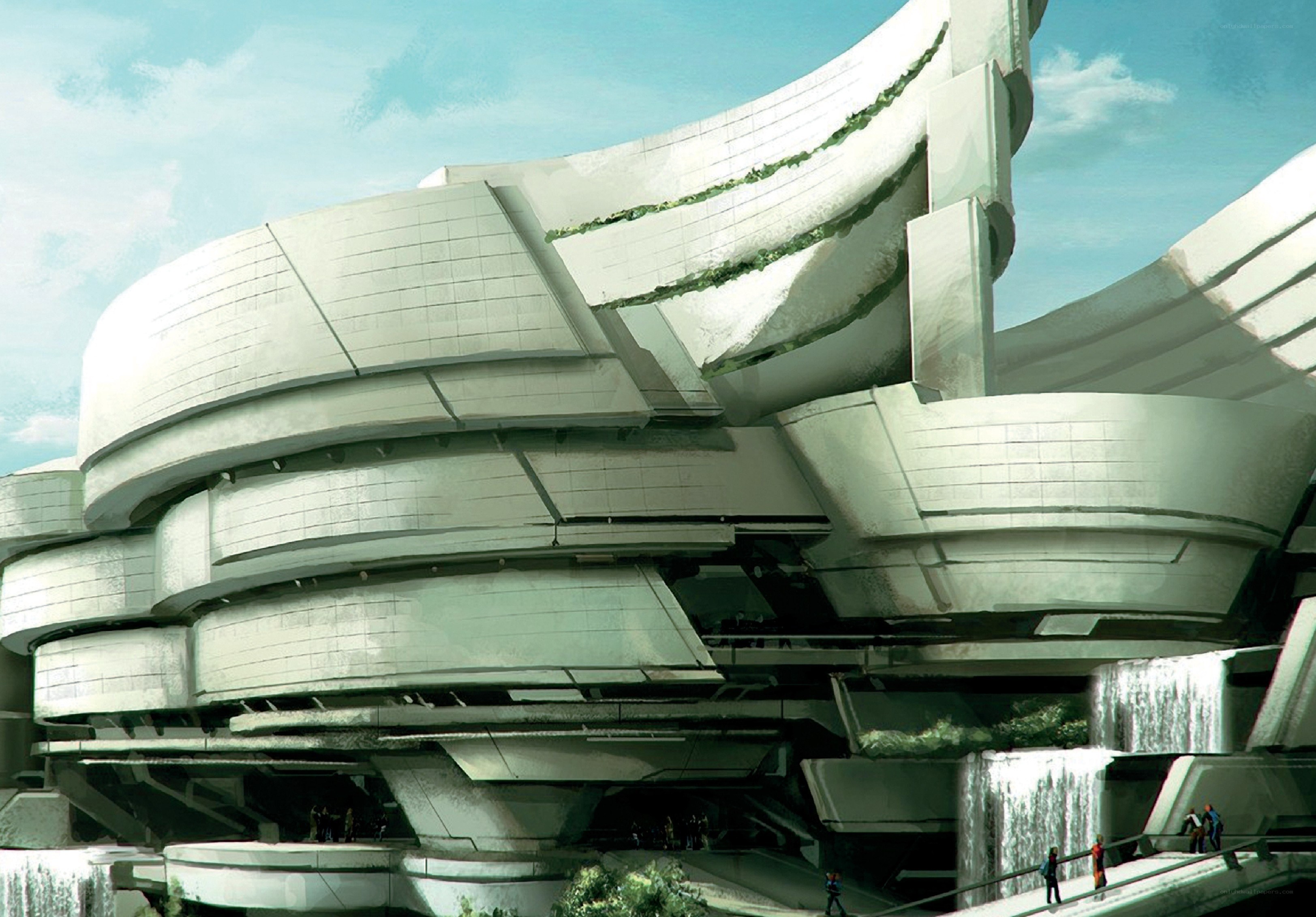 futuristic architectural concept