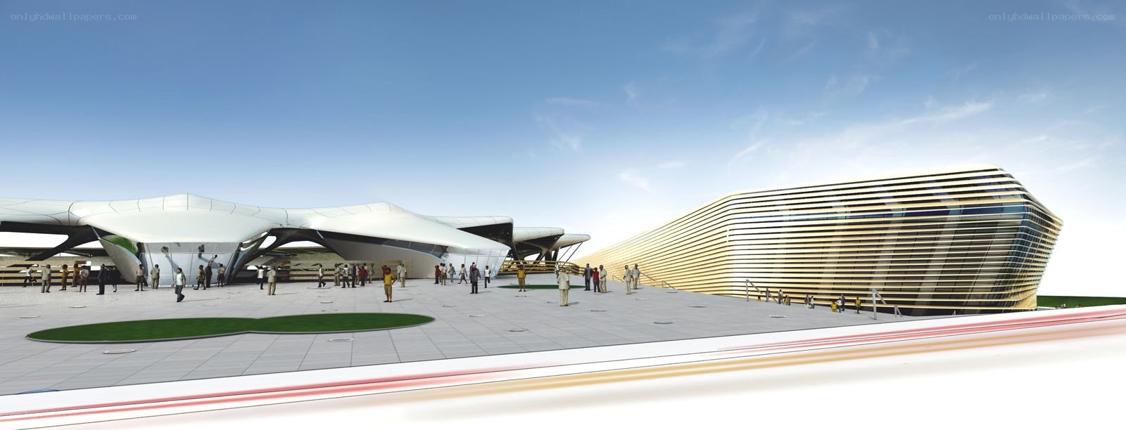 futuristic architectural design