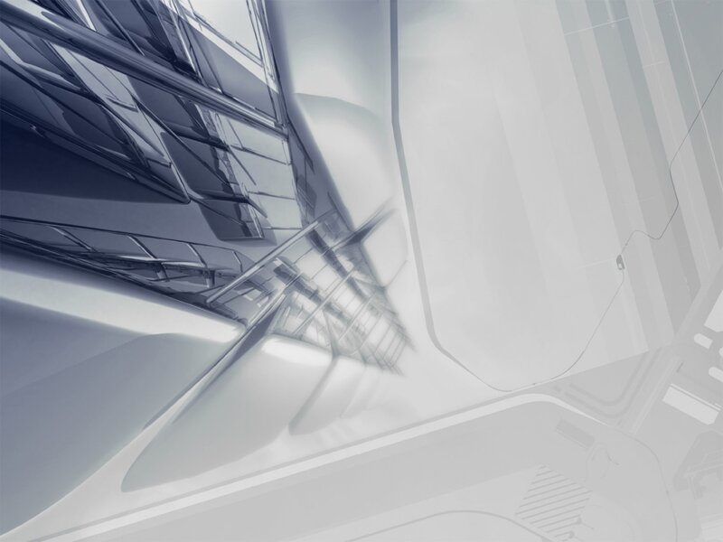 futuristic architectural interior