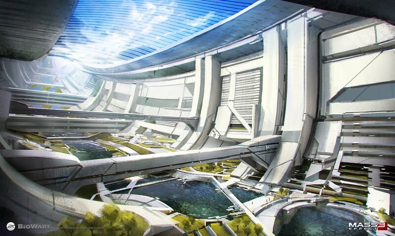 Futuristic Architecture Interior
