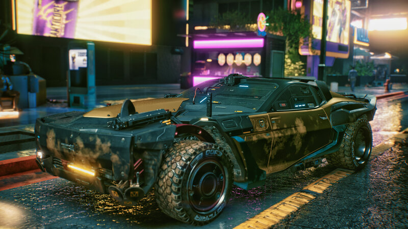 Futuristic Armored Car — Black