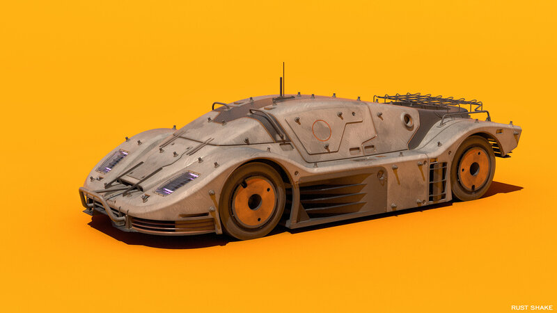 Futuristic Armored Car