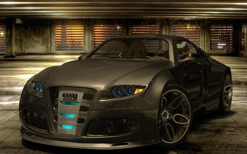 Futuristic Audi Car