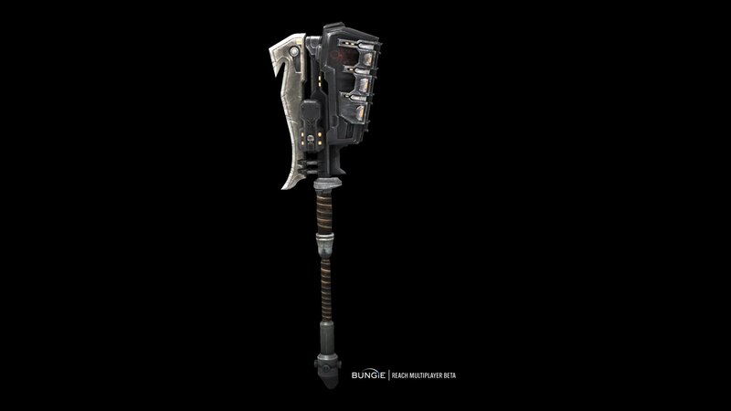 Futuristic Axe Weapon
