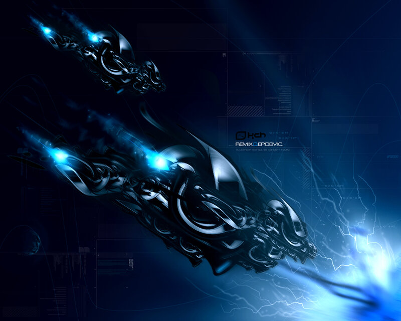 futuristic battle concept art
