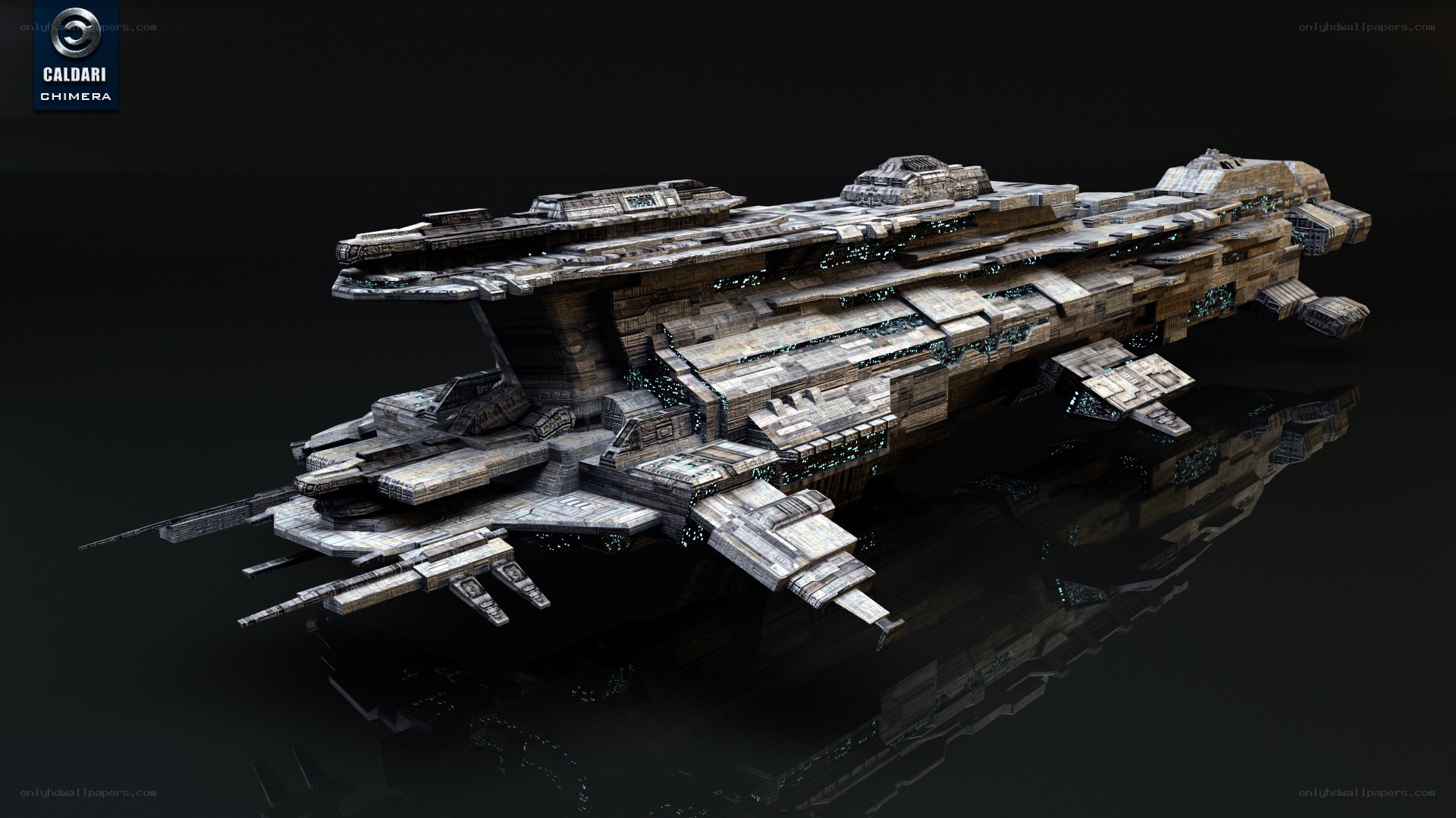 Futuristic battleship design