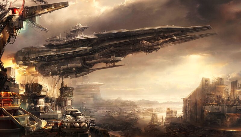 Futuristic Battleship