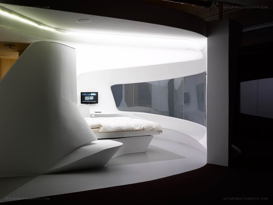 futuristic bedroom design