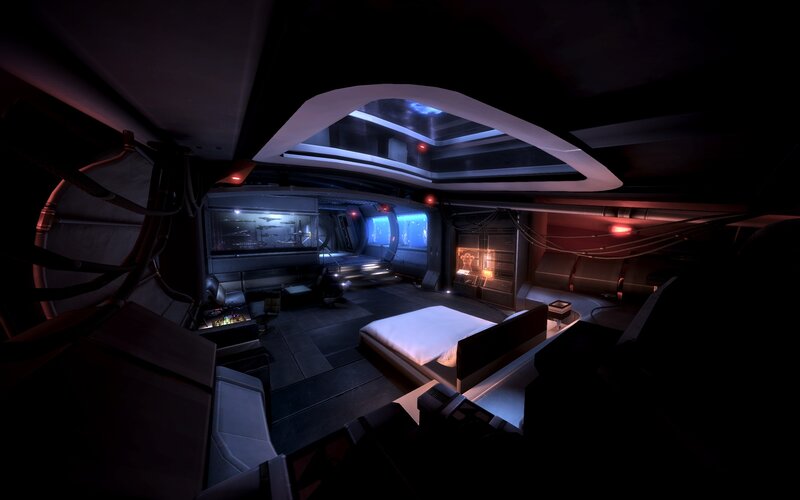Futuristic Bedroom Interior