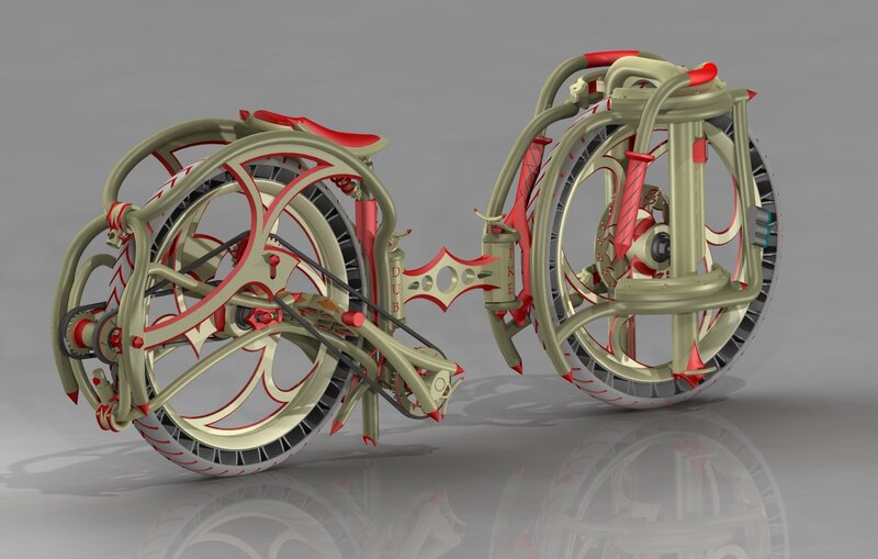 futuristic bicycle concept
