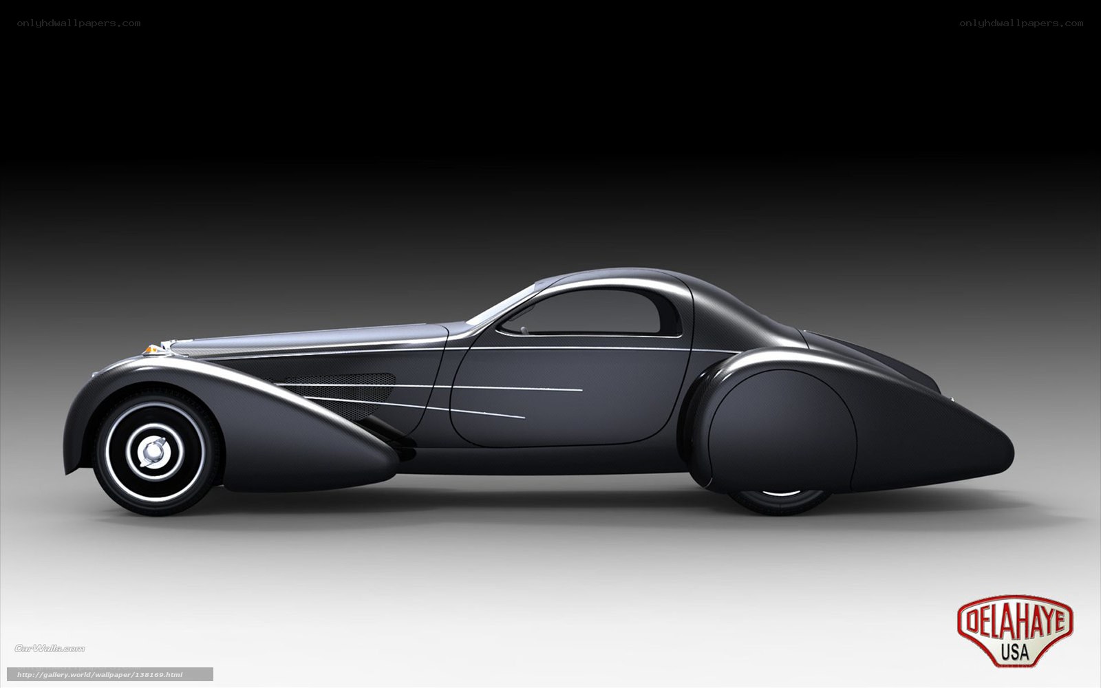 futuristic black car design