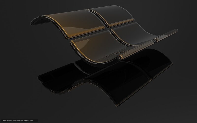 futuristic black glass structure