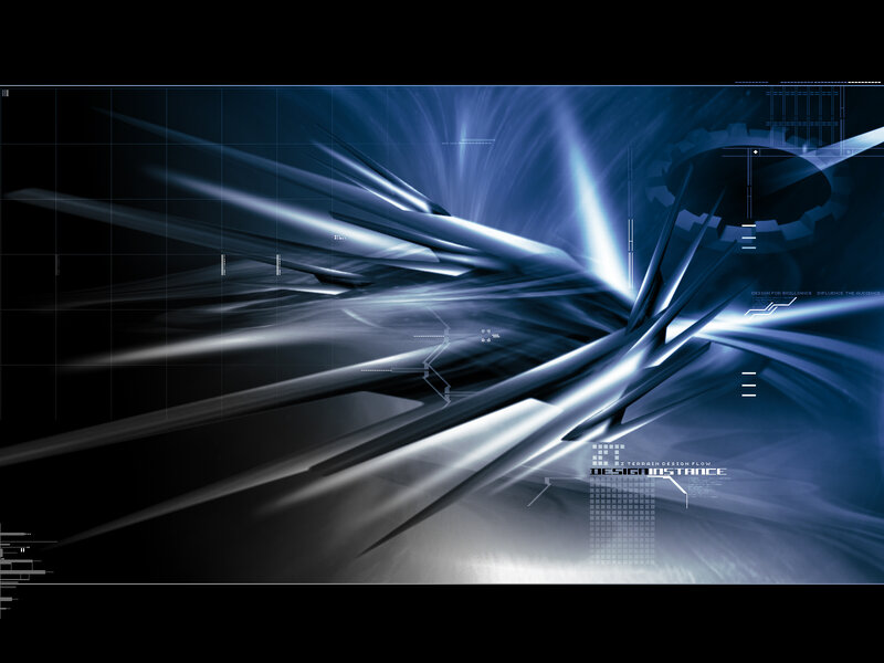 futuristic blue abstract design