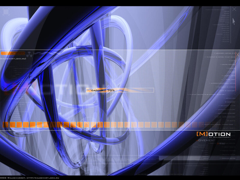 futuristic blue abstract design