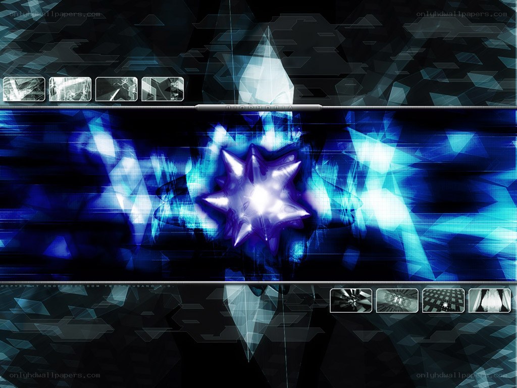 futuristic blue digital abstract