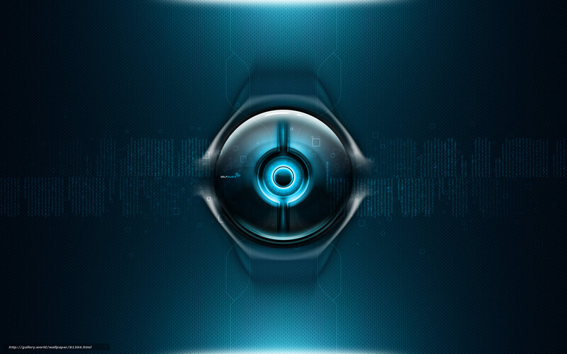 futuristic blue digital interface