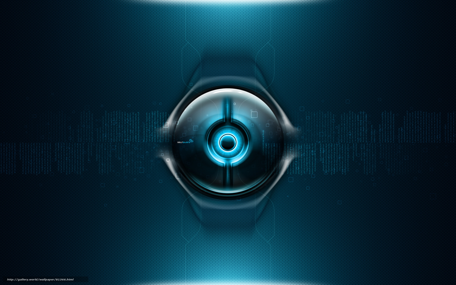 futuristic blue digital interface