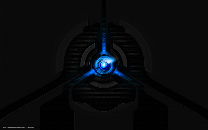 futuristic blue interface
