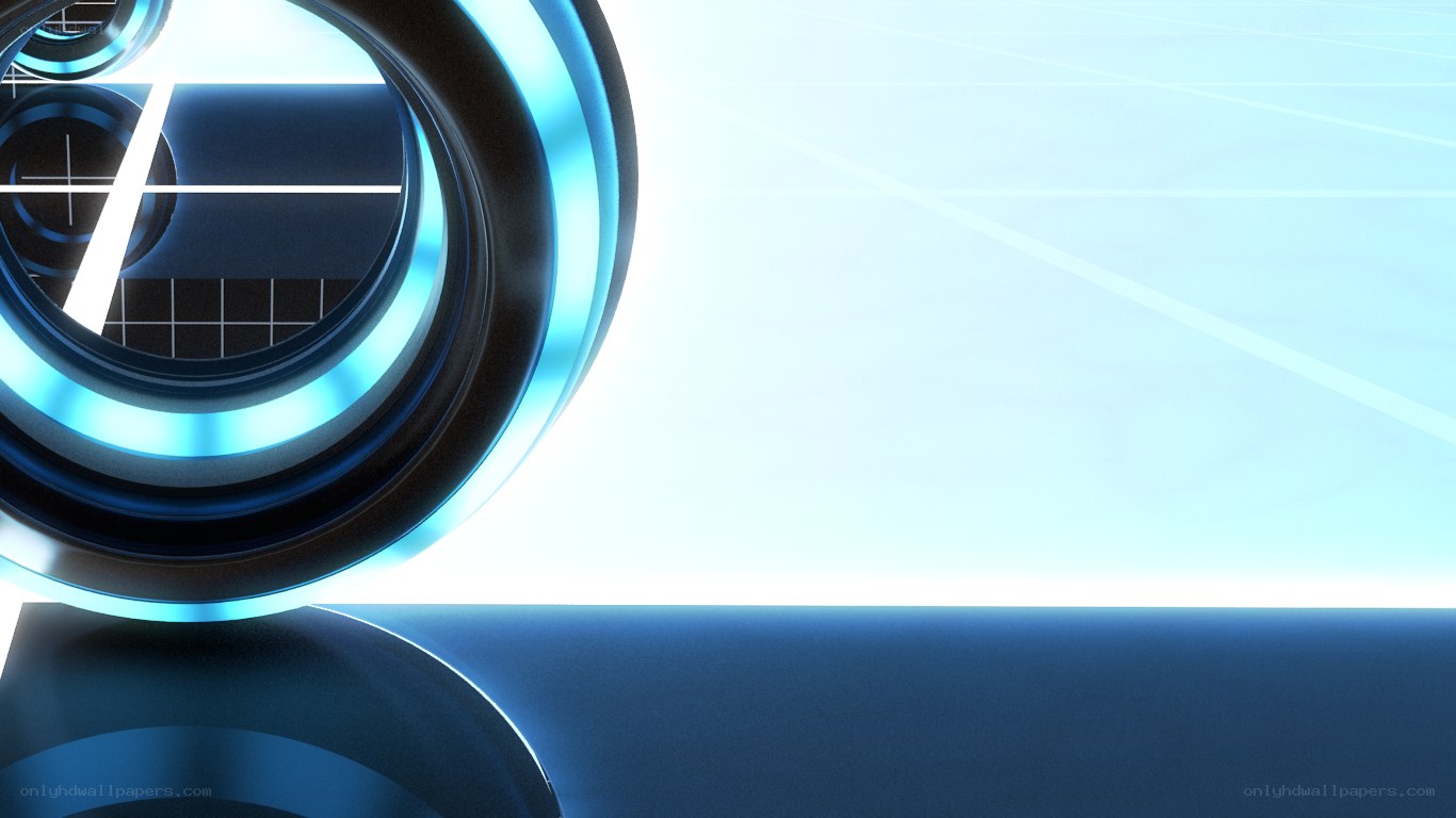 futuristic blue ring design