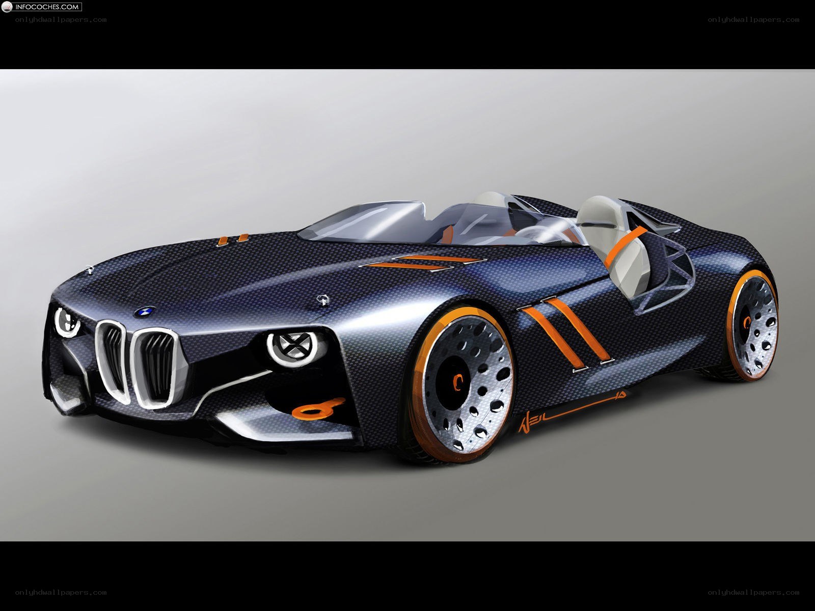 futuristic BMW concept car