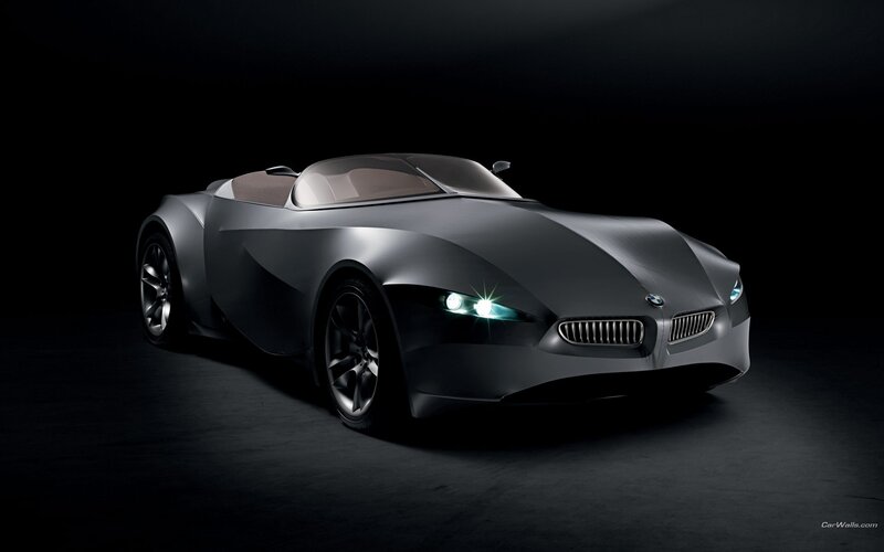 futuristic bmw concept car