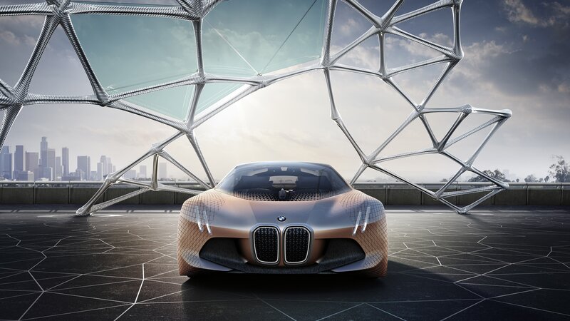 Futuristic Bmw Concept Car — Silver