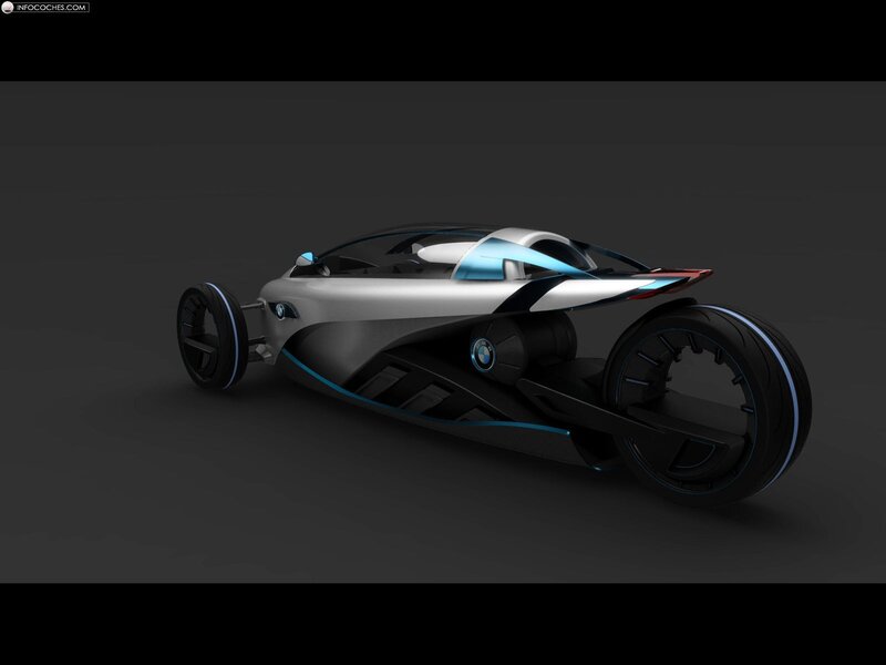 futuristic BMW concept vehicle
