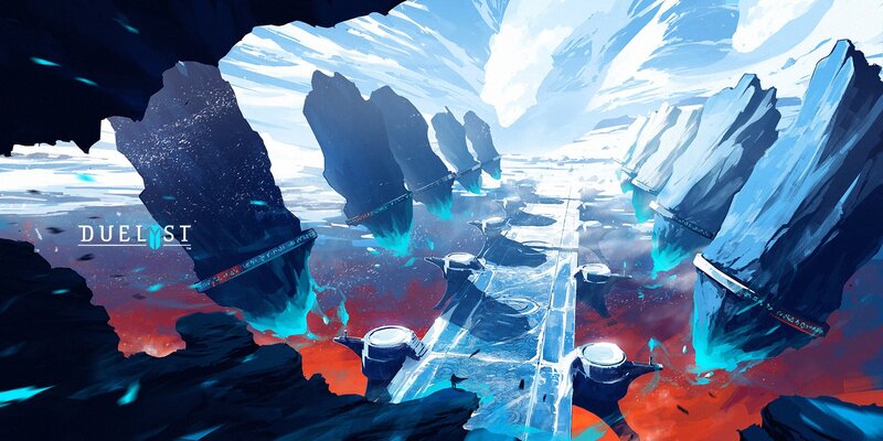 Futuristic Bridge in Canyon