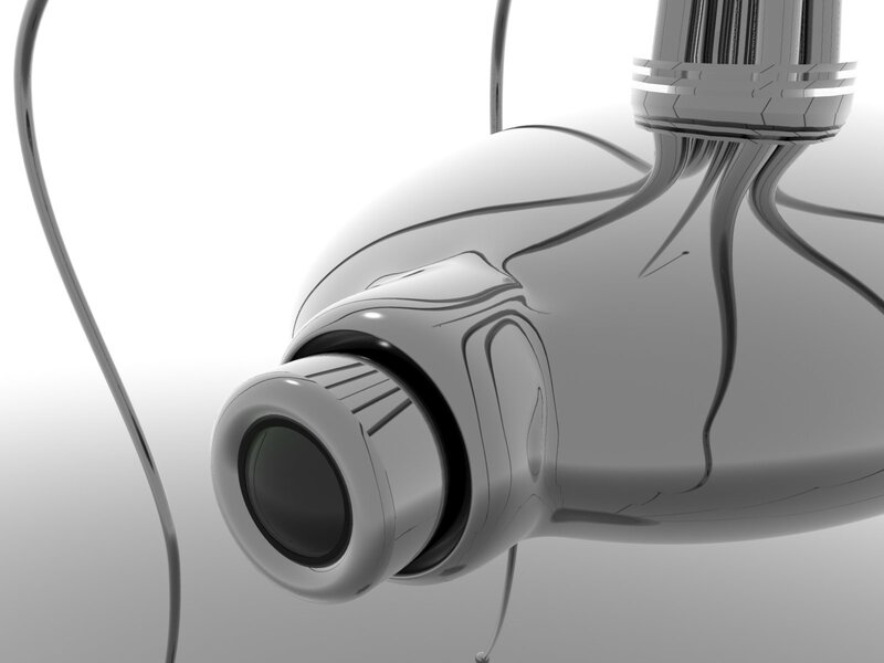 futuristic camera device