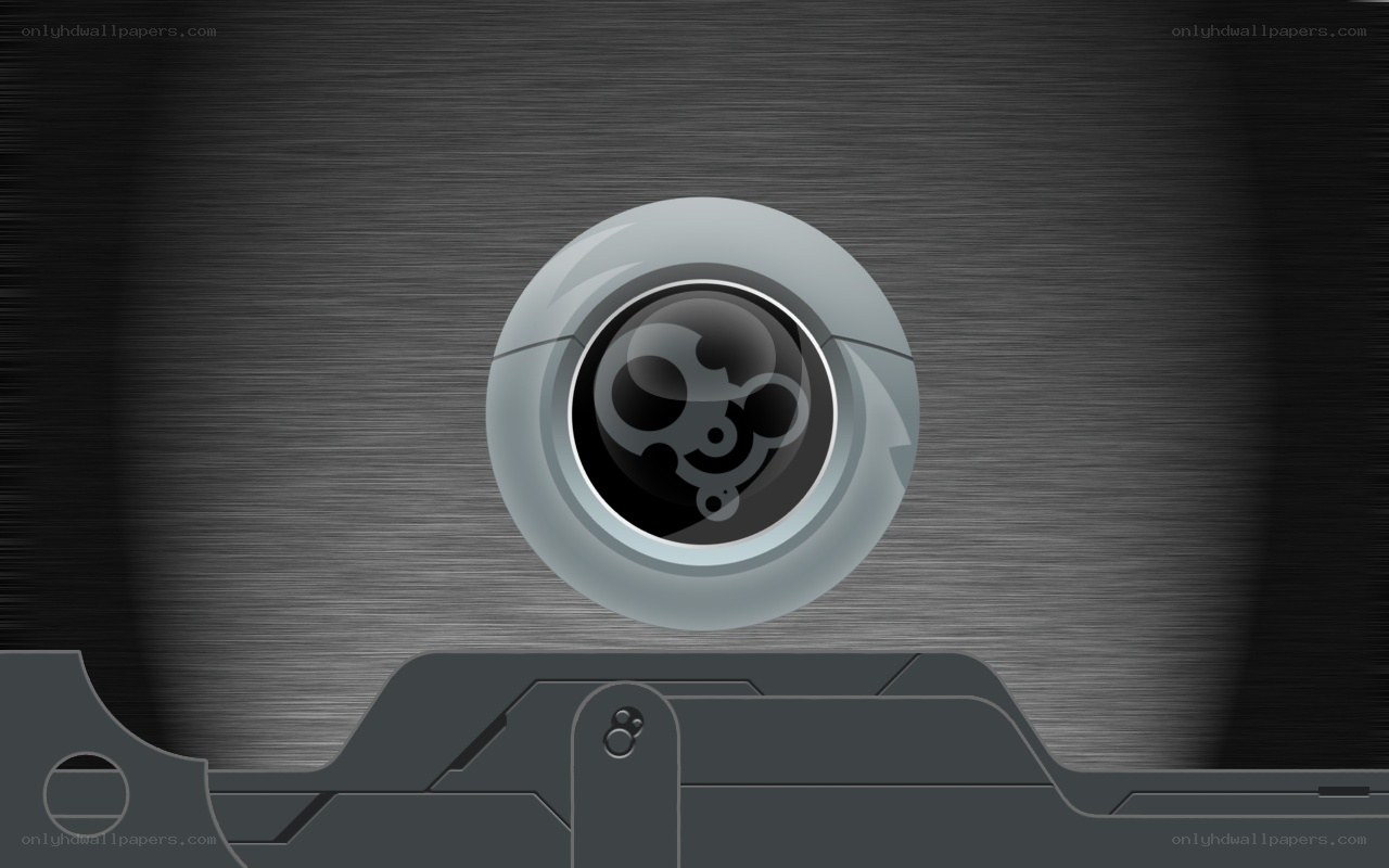futuristic camera lens