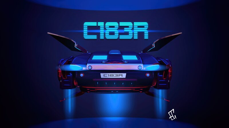 Futuristic Car C183R