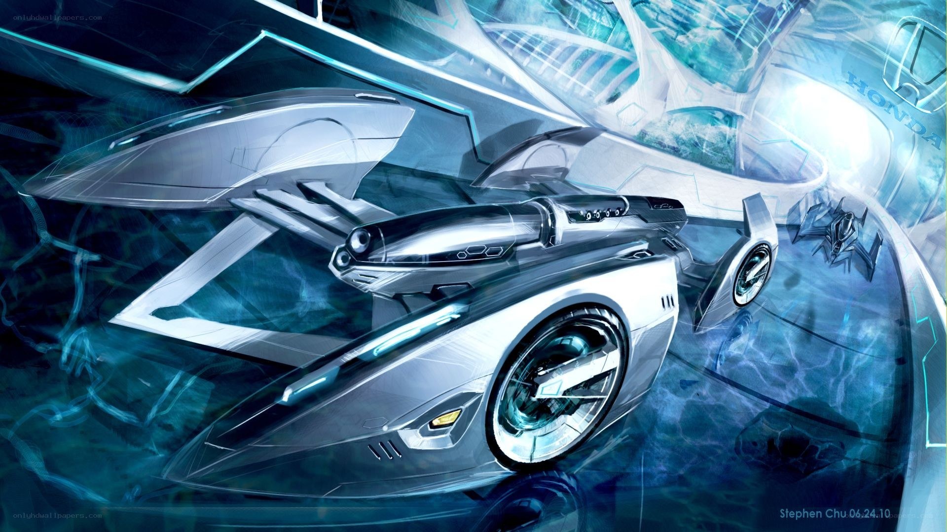 futuristic car concept art